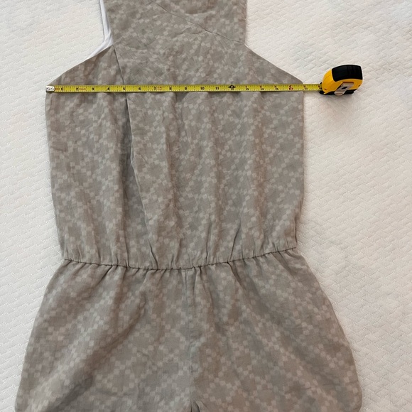 NEW Shades of Grey by Micah Cohen sleeveless pattern romper size S NWT - Picture 7 of 9